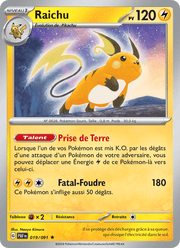 Raichu 019/245 Pokémon Destinées de Paldea (EV4.5)