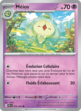 Méios 038/172 Pokémon Foudre Noire (BLK)
