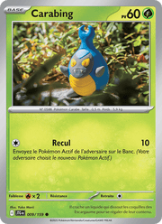 Carabing 009/190 Pokémon Aventures Ensemble (EV09)