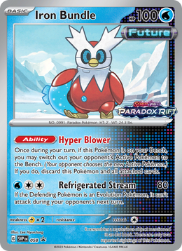 Hotte-de-Fer 058/PROMO — Pokémon Promo Écarlate et Violet (SVP)