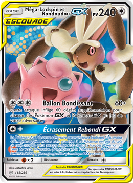 Méga-Lockpin et Rondoudou GX 165/271 — Pokémon Éclipse Cosmique (CEC)