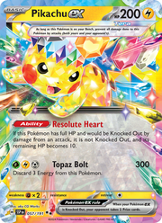 Pikachu-ex 057/252 — Pokémon Étincelles Déferlantes (EV08)