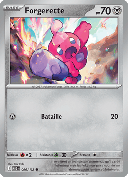 Forgerette 096/188 Pokémon Méga-Évolution (ME01)