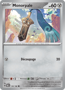 Monorpale 130/266 Pokémon Faille Paradoxe (EV04)