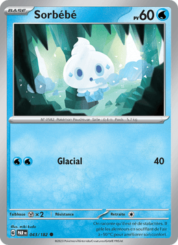 Sorbébé 043/266 Pokémon Faille Paradoxe (EV04)