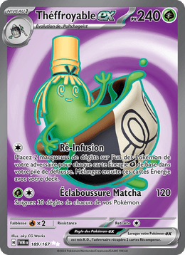 Théffroyable-ex 189/226 Pokémon Mascarade Crépusculaire (EV06)