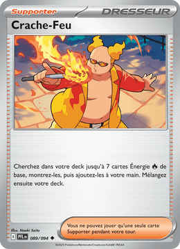 Crache-Feu 089/130 Pokémon Flammes Fantasmagoriques (ME02)
