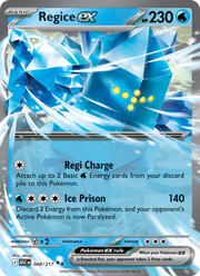 Regice-ex 048/295 — Pokémon Héros Transcendants (ME2.5)