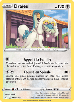 Draïeul 119/183 Pokémon Styles de combat (BST)