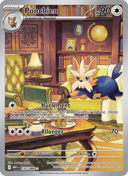 Ponchien 155/86 — Pokémon Flamme Blanche (WHT)