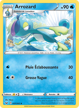 Arrozard 57/216 Pokémon Épée et Bouclier