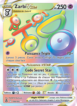 Zarbi VSTAR 199/245 — Pokémon Tempête Argentée (SIT)