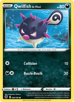 Qwilfish de Hisui 088/216 Pokémon Astres Radieux (ASR)