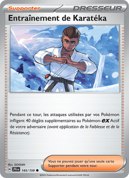 Entraînement de Karatéka 145/190 Pokémon Aventures Ensemble (EV09)