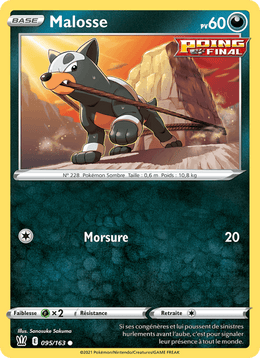 Malosse 95/183 Pokémon Styles de combat (BST)