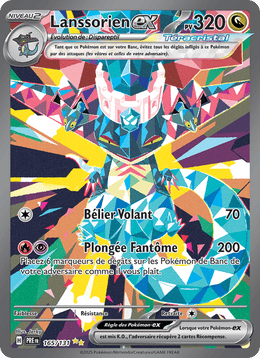 Lanssorien-ex 165/180 Pokémon Évolutions Prismatiques (EV8.5)