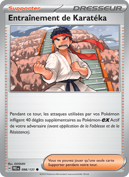 Entraînement de Karatéka 098/180 Pokémon Évolutions Prismatiques (EV8.5)