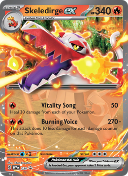 Flâmigator-ex 034/PROMO — Pokémon Promo Écarlate et Violet (SVP)