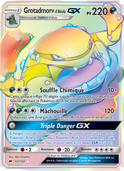 Grotadmorv d’Alola GX 157/169 — Pokémon Ombres Ardentes (BUS)