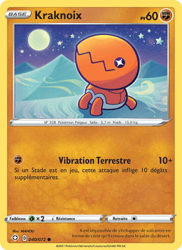 Kraknoix 40/73 Pokémon Destinées Radieuses (SHF)
