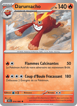 Darumacho 014/172 Pokémon Foudre Noire (BLK)