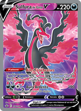 Sulfura de Galar V 176/233 — Pokémon Règne de Glace (CRE)