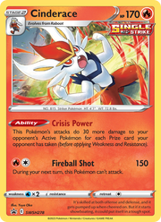 Pyrobut SWSH278/PROMO — Pokémon Promo Épée et Bouclier (SWSHP)