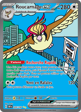 Roucarnage-ex - Pidgeot ex - Flammes Obsidiennes 225