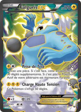 Fulguris EX 98/112 — Pokémon Ciel Rugissant (ROS)