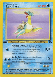 Lokhlass 25/62 Pokémon Fossile (FO)