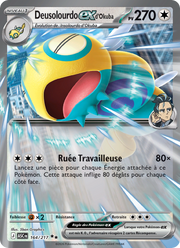 Deusolourdo-ex d'Okuba - Larry's Dudunsparce ex - Héros Transcendants 164