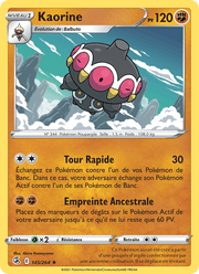 Kaorine 145/284 Pokémon Poing de Fusion (FST)