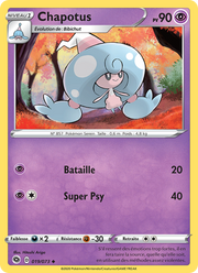 Chapotus 19/80 Pokémon La Voie du Maître