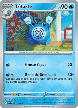Têtarte 061/207 Pokémon 151 (MEW)