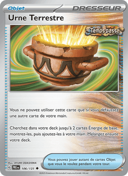 Urne Terrestre 106/180 Pokémon Évolutions Prismatiques (EV8.5)