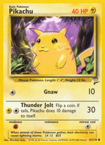 Pikachu 87/130 Pokémon Base Set 2 (B2)