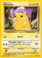 Pikachu 87/130 Pokémon Base Set 2 (B2)
