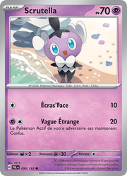 Scrutella 090/279 Pokémon Évolutions à Paldea (EV02)
