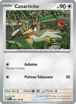 Canarticho 083/207 Pokémon 151 (MEW)