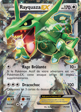 Rayquaza EX 75/112 — Pokémon Ciel Rugissant (ROS)