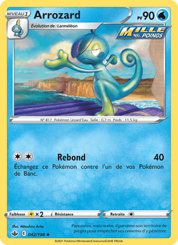 Arrozard 42/233 Pokémon Règne de Glace (CRE)