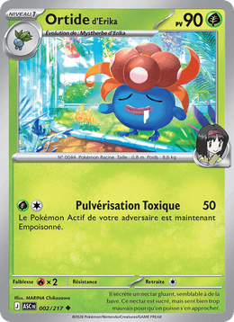 Ortide d'Erika 002/295 Pokémon Héros Transcendants (ME2.5)