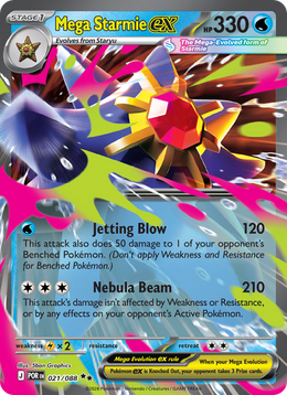 Méga-Staross-ex 21/88 — Pokémon Équilibre Parfait (ME03)