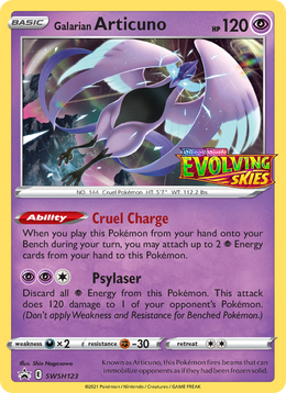 Artikodin de Galar SWSH123/PROMO — Pokémon Promo Épée et Bouclier (SWSHP)