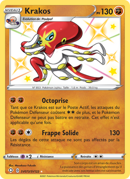 Krakos SV073/195 — Pokémon Destinées Radieuses (SHF)