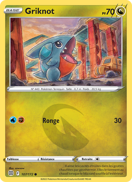 Griknot 107/216 Pokémon Stars Étincelantes