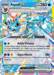 Aquali-ex 023/180 Pokémon Évolutions Prismatiques (EV8.5)