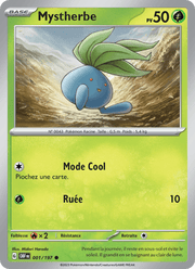Mystherbe 001/230 Pokémon Flammes Obsidiennes (EV03)
