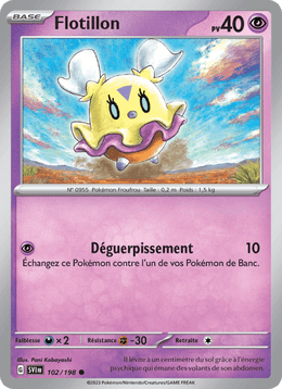 Flotillon 102/258 Pokémon Écarlate et Violet (EV01)