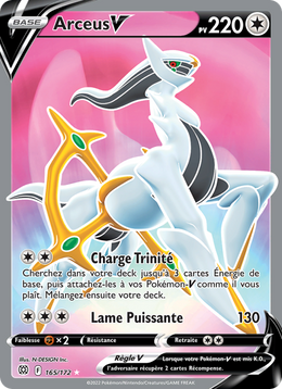 Arceus V 165/216 Pokémon Stars Étincelantes